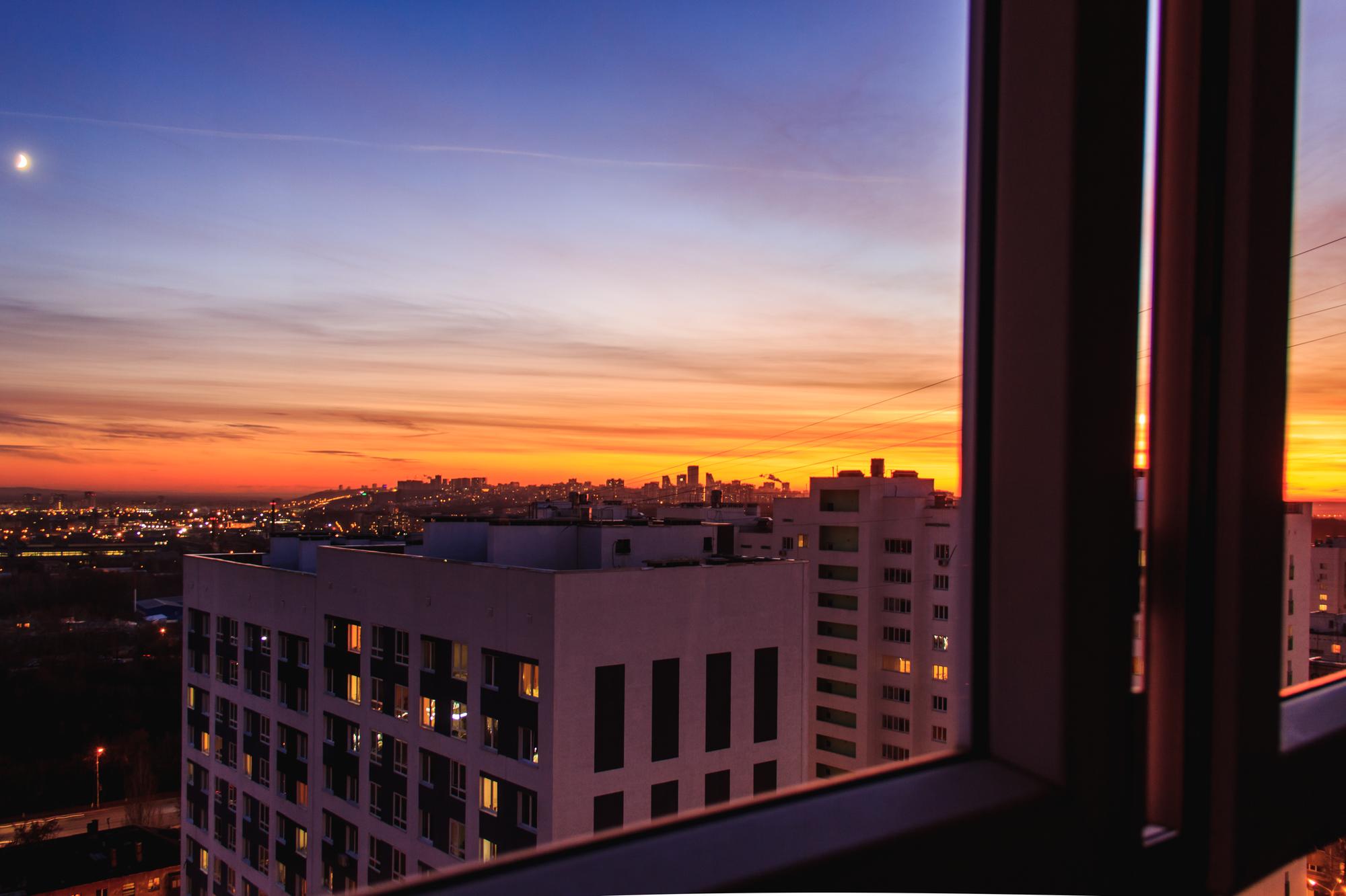 balcony city view